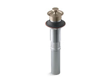 Load image into Gallery viewer, KOHLER K-7127 Bathroom sink drain with non-removable metal stopper and without overflow
