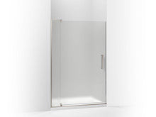 Load image into Gallery viewer, KOHLER 707546-D3-BNK Revel Pivot Shower Door, 74&quot;H X 39-1/8 - 44&quot;W, With 5/16&quot; Thick Frosted Glass in Anodized Brushed Nickel
