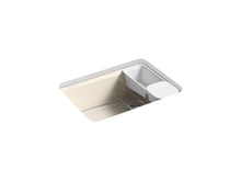 Load image into Gallery viewer, KOHLER K-8668-5UA2-FD Riverby 27&quot; x 22&quot; x 9-5/8&quot; Undermount single-bowl kitchen sink with accessories and 5 oversized faucet holes

