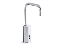 Load image into Gallery viewer, KOHLER K-13472-CP Gooseneck Touchless faucet with Insight technology and temperature mixer, DC-powered
