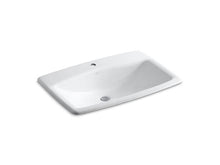Load image into Gallery viewer, KOHLER K-2885-1-0 Drop-in bathroom sink with single faucet hole
