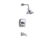 Load image into Gallery viewer, KOHLER K-T16233-4 Margaux Rite-Temp pressure-balancing bath and shower faucet trim with push-button diverter and lever handle, valve not included
