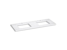 Load image into Gallery viewer, KOHLER K-28258 Silestone 61&quot; quartz vanity top with two rectangular cutouts
