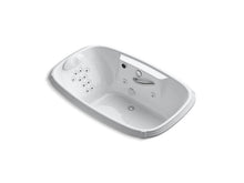 Load image into Gallery viewer, KOHLER K-1457-RM-0 Portrait 67&quot; x 42&quot; drop-in whirlpool with heater, grip rail drillings, right-hand pump and massage experience
