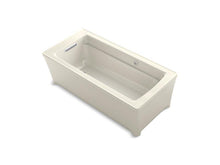 Load image into Gallery viewer, KOHLER 2594-W1-96 Archer 68&quot; X 32&quot; Freestanding Bath With Bask(R) Heated Surface in Biscuit
