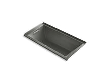 Load image into Gallery viewer, KOHLER K-1167-GLW-58 Underscore Rectangle 60&quot; x 30&quot; alcove BubbleMassage(TM) Air Bath with Bask heated surface and left-hand drain

