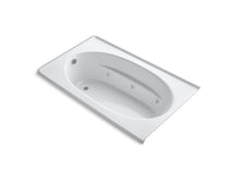Load image into Gallery viewer, KOHLER K-1114-LH-0 Windward 72&quot; x 42&quot; alcove whirlpool with integral flange, left-hand drain and heater

