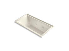 Load image into Gallery viewer, KOHLER K-1167-RH2-96 Underscore Rectangle 60&quot; x 30&quot; alcove whirlpool with integral flange and right-hand drain
