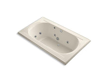 Load image into Gallery viewer, KOHLER K-1418-HC-47 Memoirs 72&quot; x 42&quot; drop-in whirlpool with reversible drain, heater and custom pump location without jet trim

