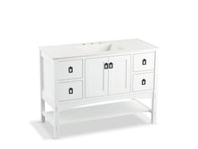 Load image into Gallery viewer, KOHLER K-99557-1WA Marabou 48&quot; bathroom vanity cabinet with 2 doors and 4 drawers
