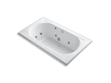 Load image into Gallery viewer, KOHLER K-1418-HC-0 Memoirs 72&quot; x 42&quot; drop-in whirlpool with reversible drain, heater and custom pump location without jet trim
