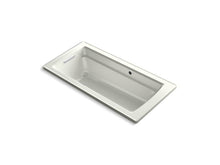 Load image into Gallery viewer, KOHLER K-1948-W1 Archer 66&quot; x 32&quot; drop-in bath with Bask heated surface and end drain
