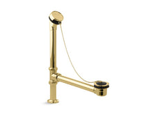 Load image into Gallery viewer, KOHLER K-106 Antique Bath drain, chain and rubber stopper
