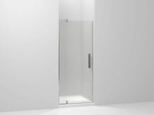 Load image into Gallery viewer, KOHLER 707506-D3-SHP Revel Pivot Shower Door, 74&quot;H X 27-5/16 - 31-1/8&quot;W, With 5/16&quot; Thick Frosted Glass in Bright Polished Silver
