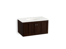 Load image into Gallery viewer, KOHLER K-99518-1WB Damask 36&quot; wall-hung bathroom vanity cabinet with 2 doors
