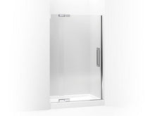 Load image into Gallery viewer, KOHLER 705704-L-SHP Purist Pivot Shower Door, 72-1/4&quot; H X 45-1/4 - 47-3/4&quot; W, With 3/8&quot; Thick Crystal Clear Glass in Bright Polished Silver
