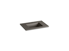 Load image into Gallery viewer, KOHLER K-2779-1-G82 Ceramic/Impressions 31&quot; rectangular vanity-top bathroom sink with single faucet hole
