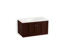 Load image into Gallery viewer, KOHLER K-99518-1WG Damask 36&quot; wall-hung bathroom vanity cabinet with 2 doors
