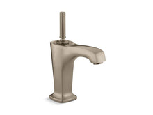 Load image into Gallery viewer, KOHLER 16230-4-BV Margaux Single-Hole Bathroom Sink Faucet With 5-3/8&quot; Spout And Lever Handle in Vibrant Brushed Bronze
