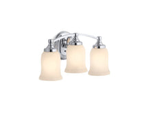 Load image into Gallery viewer, KOHLER 11423-CP Bancroft Three-Light Sconce in Polished Chrome
