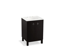 Load image into Gallery viewer, KOHLER K-99500-LG-1WU Jacquard 24&quot; bathroom vanity cabinet with furniture legs and 2 doors
