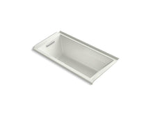Load image into Gallery viewer, KOHLER K-1167-GLW-NY Underscore Rectangle 60&quot; x 30&quot; alcove BubbleMassage(TM) Air Bath with Bask heated surface and left-hand drain
