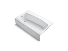 Load image into Gallery viewer, KOHLER 713-0 Villager 60&quot; X 34&quot; Alcove Bath With Left-Hand Drain in White
