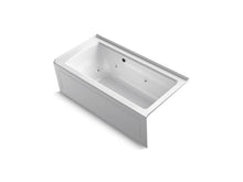Load image into Gallery viewer, KOHLER K-1947-RAW Archer 60&quot; x 30&quot; alcove whirlpool bath with Bask heated surface, integral apron, integral flange, and right-hand drain
