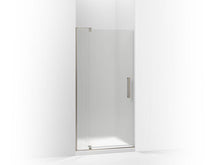 Load image into Gallery viewer, KOHLER 707506-D3-BNK Revel Pivot Shower Door, 74&quot;H X 27-5/16 - 31-1/8&quot;W, With 5/16&quot; Thick Frosted Glass in Anodized Brushed Nickel
