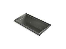 Load image into Gallery viewer, KOHLER K-1167-GCRRW-58 Underscore Rectangle 60&quot; x 30&quot; alcove BubbleMassage(TM) Air Bath with Bask heated surface, chromatherapy and right-hand drain
