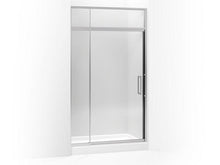Load image into Gallery viewer, KOHLER 705823-L-SH Lattis Pivot Shower Door With Sliding Steam Transom, 89-1/2&quot; H X 45 - 48&quot; W, With 3/8&quot; Thick Crystal Clear Glass in Bright Silver
