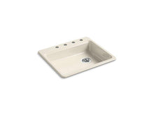 Load image into Gallery viewer, KOHLER K-5479-4-47 Riverby 25&quot; x 22&quot; x 5-7/8&quot; top-mount single-bowl kitchen sink
