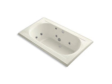Load image into Gallery viewer, KOHLER K-1418-HE-96 Memoirs 72&quot; x 42&quot; drop-in whirlpool with reversible drain, heater and custom pump location without jet trim
