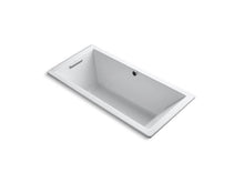 Load image into Gallery viewer, KOHLER K-1822-GW-0 Underscore Rectangle 66&quot; x 32&quot; drop-in BubbleMassage(TM) Air Bath with reversible drain and Bask(TM) heated surface
