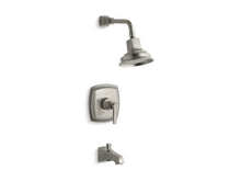 Load image into Gallery viewer, KOHLER K-TS16225-4 Margaux Rite-Temp bath and shower trim set with lever handle and NPT spout, valve not included
