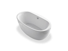 Load image into Gallery viewer, KOHLER 6369-0 Sunstruck 66&quot; X 36&quot; Oval Freestanding Bath With Fluted Shroud And Center Drain in White
