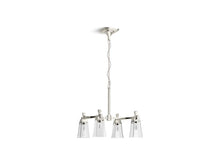 Load image into Gallery viewer, KOHLER K-31758-CH04 Riff 30-9/16&quot; x 23-15/16&quot; four-light chandelier
