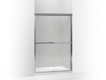 Load image into Gallery viewer, KOHLER 709063-L-SHP Gradient Sliding Shower Door, 70-1/16&quot; H X 47-5/8&quot; W, With 1/4&quot; Thick Crystal Clear Glass in Bright Polished Silver
