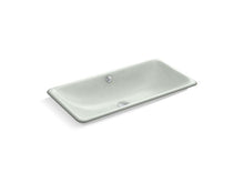 Load image into Gallery viewer, KOHLER K-20212-W Iron Plains Trough Rectangle Drop-in/undermount vessel bathroom sink with White painted underside
