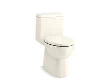 Load image into Gallery viewer, KOHLER K-78080-RA Reach One-piece compact elongated 1.28 gpf chair height toilet with right-hand trip lever, and Quiet-Close seat
