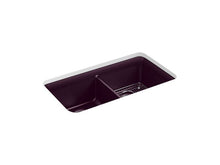 Load image into Gallery viewer, KOHLER K-8199 Cairn 33-1/2&quot; x 18-5/16&quot; x 10-1/8&quot; Neoroc undermount double-equal kitchen sink with rack
