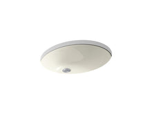 Load image into Gallery viewer, KOHLER K-2211-G Caxton 21-1/4&quot; oval undermount bathroom sink with glazed underside, no overflow
