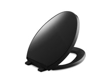 Load image into Gallery viewer, KOHLER 4748-7 Saile Quiet-Close Elongated Toilet Seat in Black

