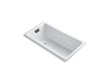 Load image into Gallery viewer, KOHLER K-852-GBN-0 Tea-for-Two 60&quot; x 32&quot; drop-in BubbleMassage air bath with Vibrant Brushed Nickel airjet finish
