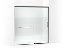 Load image into Gallery viewer, KOHLER K-707617-8G81 Elate Tall Sliding shower door, 75-1/2&quot; H x 68-1/4 - 71-5/8&quot; W, with heavy 5/16&quot; thick Crystal Clear glass with privacy band
