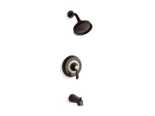 Load image into Gallery viewer, KOHLER TS12007-4-2BZ Fairfax Rite-Temp Bath And Shower Trim Set With Npt Spout, Valve Not Included in Oil-Rubbed Bronze
