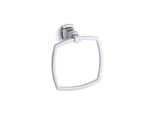 Load image into Gallery viewer, KOHLER 16254-CP Margaux Towel Ring in Polished Chrome

