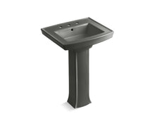 Load image into Gallery viewer, KOHLER 2359-8 Archer Pedestal bathroom sink with 8&quot; widespread faucet holes
