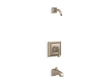 Load image into Gallery viewer, KOHLER K-TLS461-4V Memoirs Stately Rite-Temp bath and shower trim set with Deco lever handle and spout, less showerhead
