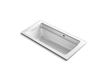 Load image into Gallery viewer, KOHLER K-1948-W1 Archer 66&quot; x 32&quot; drop-in bath with Bask heated surface and end drain
